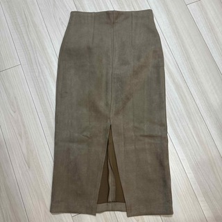 ザラ(ZARA)のZARA スエードペンシルスカート(ひざ丈スカート)