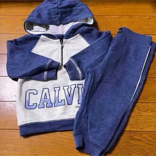 カルバンクライン(Calvin Klein)のbaiya 70 80 カルバンクライン　パーカー　ズボン　パンツ セットアップ(トレーナー)