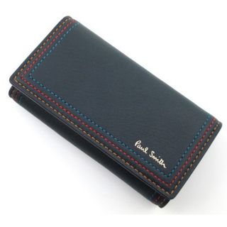 ポールスミス(Paul Smith)の☆ラスト1点限り☆新品箱なし ポールスミス 人気ステッチ キーケース ネイビー☆(キーケース)