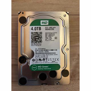 WD 内蔵HDD 4TB 3.5inch SATA3.0  WD40EZRX(PCパーツ)