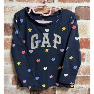 ベビーギャップ(babyGAP)のbaby GAP★ハート柄長袖Tシャツ 100サイズ(Tシャツ/カットソー)