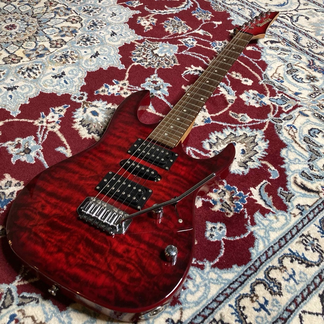 Ibanez(アイバニーズ)の【人気ギター】Gio Ibanez GRX-90  レッド　付属品あり 楽器のギター(エレキギター)の商品写真