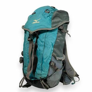 MIZUNO ミズノ バックパック アウトドア 登山 大容量 ブルー 344(その他)