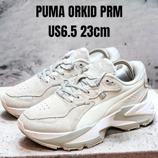 プーマ(PUMA)のPUMA プーマ オーキッド PRM 23cm グレー 厚底スニーカー(スニーカー)