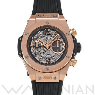 HUBLOT - 中古 ウブロ HUBLOT 411.OX.3180.LR スケルトン メンズ 腕時計