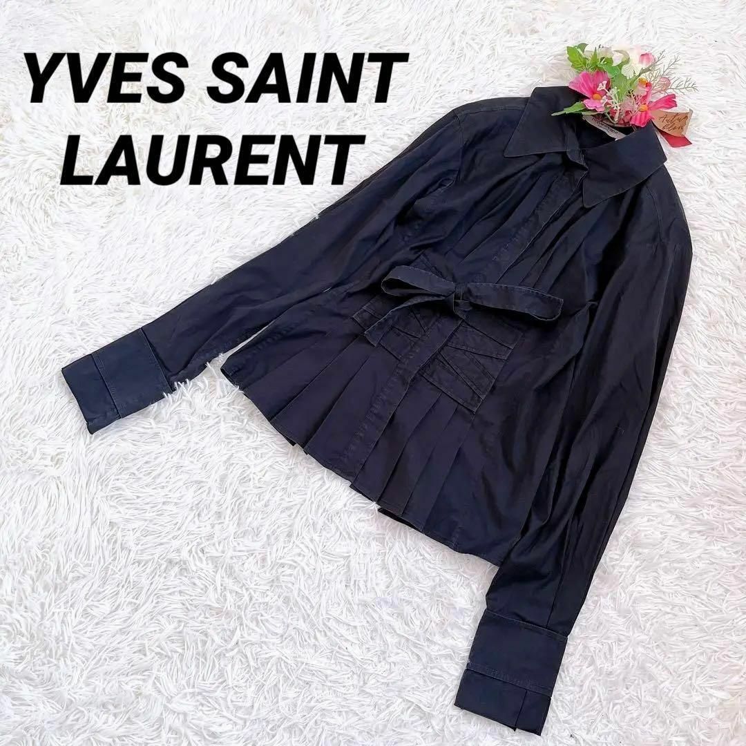 Yves Saint Laurent(イヴサンローラン)の【YVES SAINT LAURENT】イブサンローラン（F）イタリア製 レディースのトップス(シャツ/ブラウス(長袖/七分))の商品写真