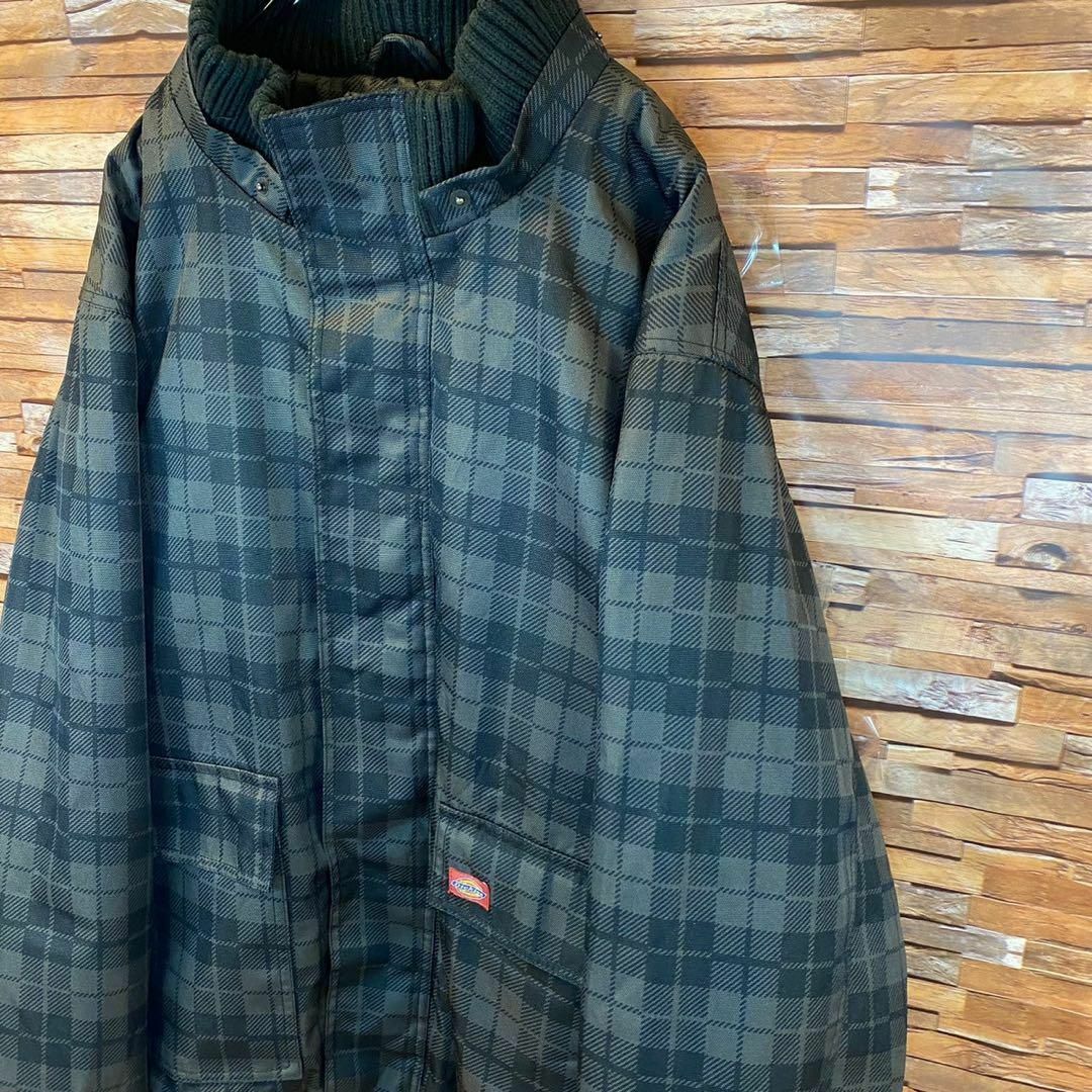 Dickies(ディッキーズ)の7419 古着　ディッキーズ　デザインジャケット　フルジップ　チェック　XXL メンズのジャケット/アウター(その他)の商品写真