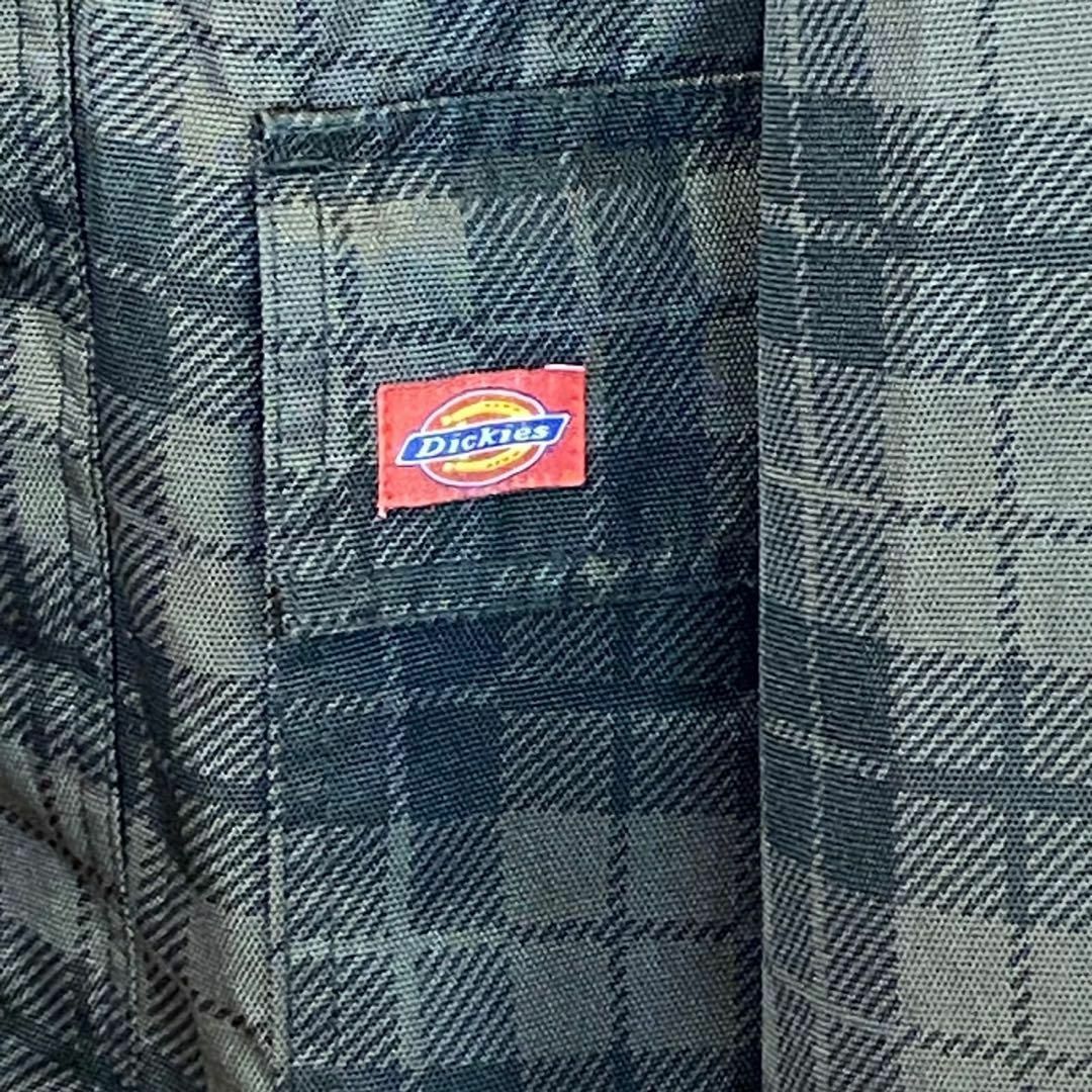 Dickies(ディッキーズ)の7419 古着　ディッキーズ　デザインジャケット　フルジップ　チェック　XXL メンズのジャケット/アウター(その他)の商品写真