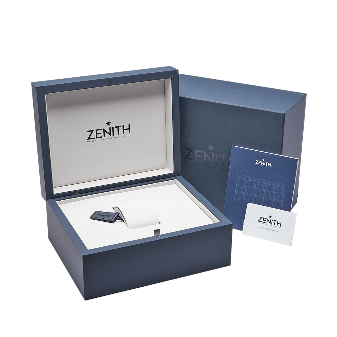 ZENITH(ゼニス)の中古 ゼニス ZENITH 03.3300.3604/21.C822 ブラック メンズ 腕時計 メンズの時計(腕時計(アナログ))の商品写真