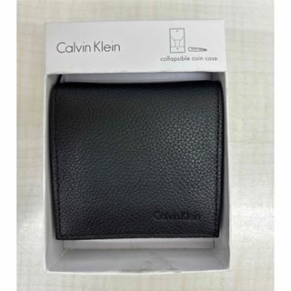 【新品未使用】カルバンクライン コインケース79192BK レザー 箱入