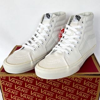 ヴァンズ(VANS)のVANS SK8-HI TRUE WHITE バンズ スケートハイ  27cm(スニーカー)