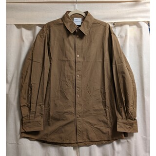 【22SS】HED MAYNER / BUTTONED SHIRT ブラウン(シャツ)