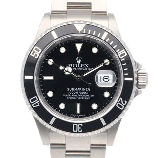 ロレックス(ROLEX)のロレックス サブマリーナ オイスターパーペチュアル 腕時計 時計 ステンレススチール 16610 自動巻き メンズ 1年保証 ROLEX  中古(腕時計(アナログ))