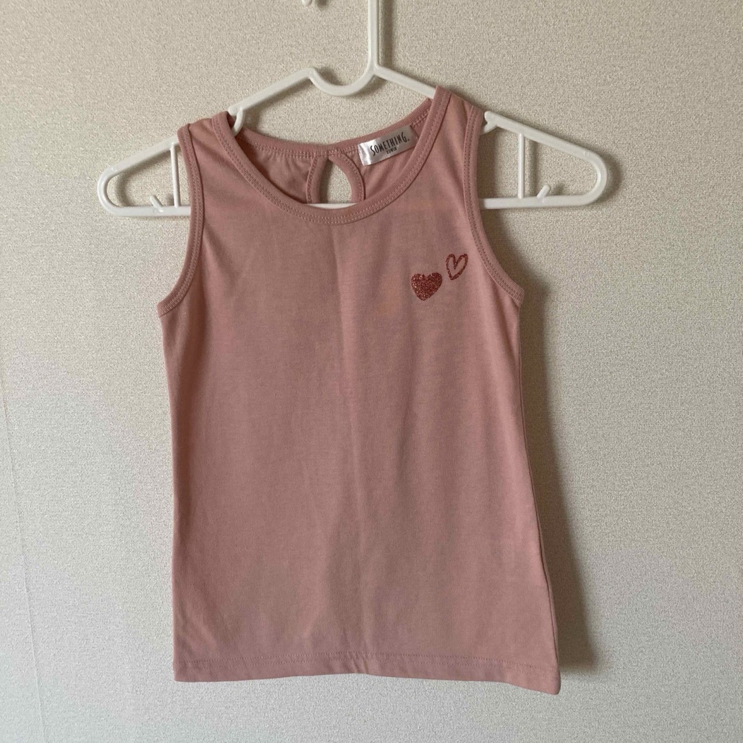 EDWIN(エドウィン)のハートラメ　タンクトップ キッズ/ベビー/マタニティのキッズ服女の子用(90cm~)(Tシャツ/カットソー)の商品写真