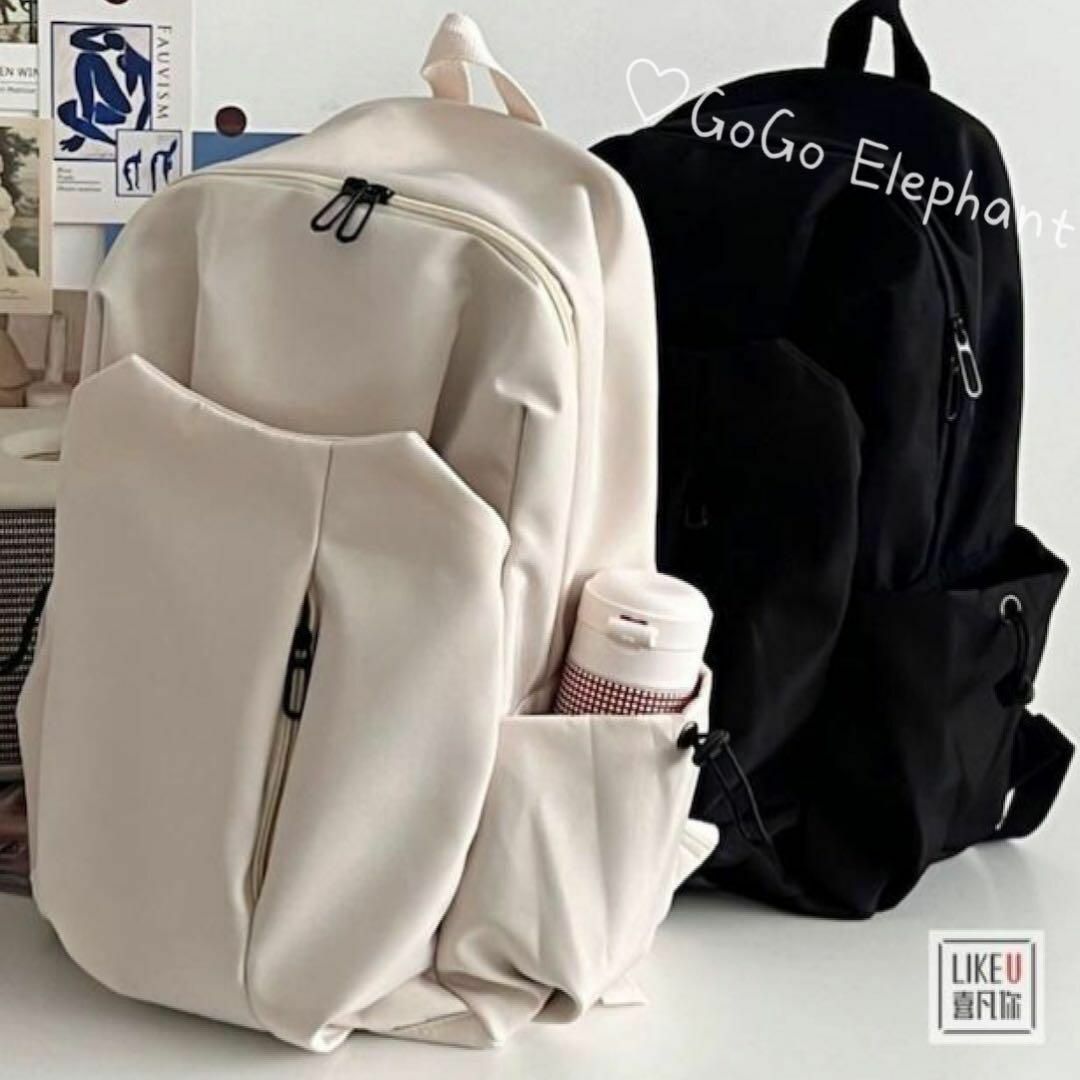 韓国デザイン♡4色展開 / 大容量 撥水加工 カジュアル リュック ⭐︎+° レディースのバッグ(リュック/バックパック)の商品写真