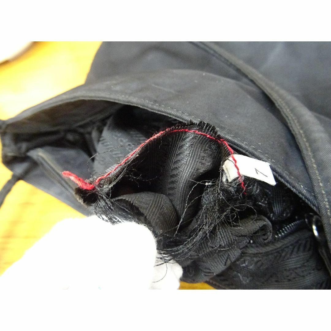 PRADA(プラダ)のK藤060/ PRADA プラダ ナイロン ハンドバッグ ブラック レディースのバッグ(ハンドバッグ)の商品写真