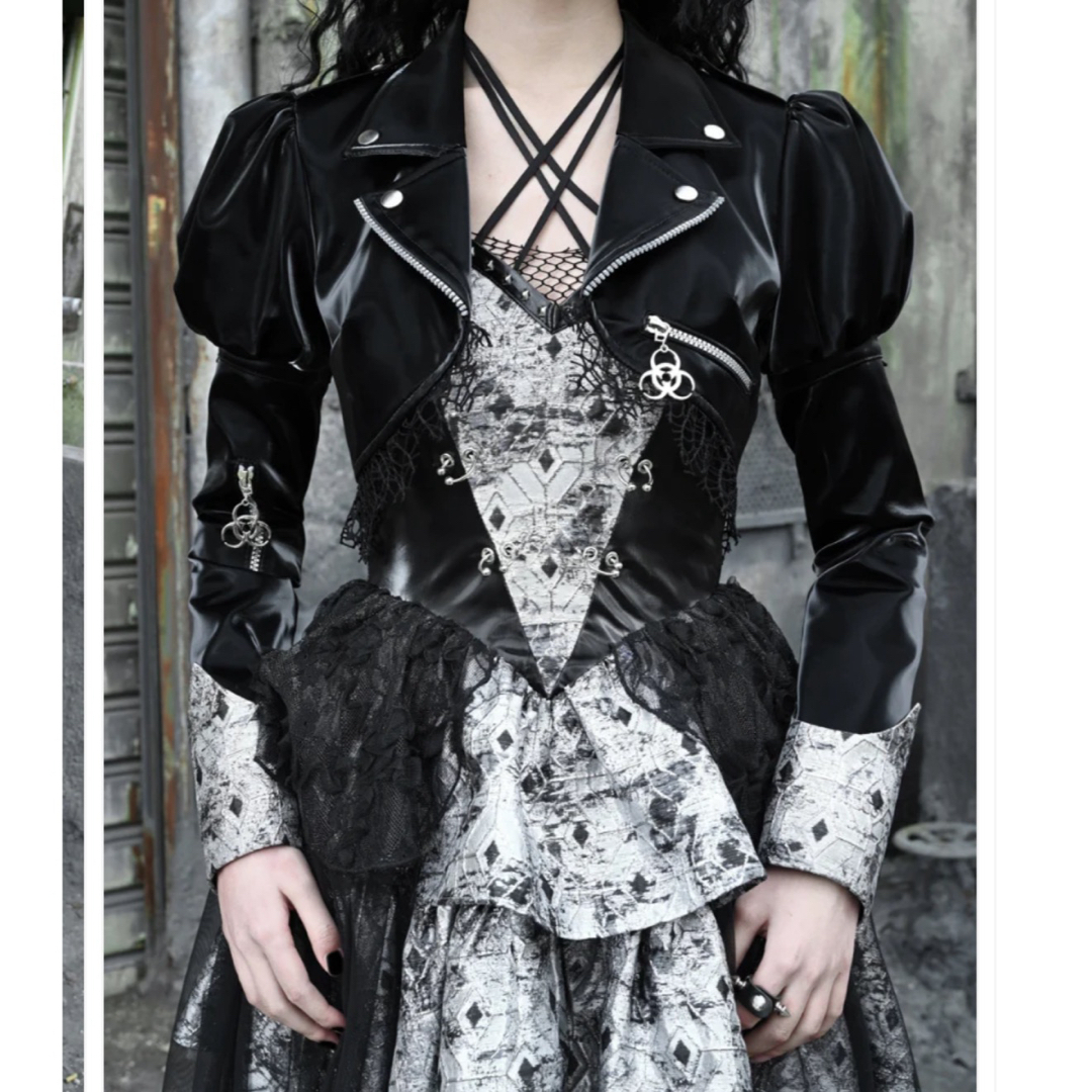 Punk Short PU Leather Jacketショートレザージャケットの通販 Punk Short PU Leather Jacketショートレザージャケットの通販