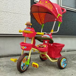 ジョイパレット(ジョイパレット)のそれいけ！アンパンマン　デラックスII　三輪車(三輪車)