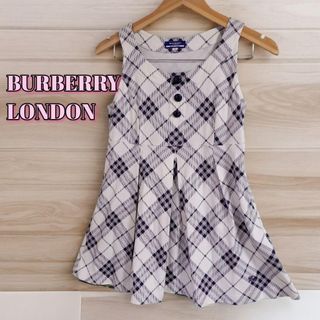 訳あり☆BURBERRY LONDONノースリーブ 夏 トップス 38 チュニッ(その他)