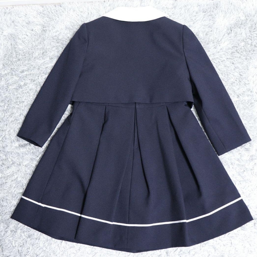 CHOPIN(ショパン)のCHOPIN deux 100cm フォーマル　白襟　セットアップ キッズ/ベビー/マタニティのキッズ服女の子用(90cm~)(ドレス/フォーマル)の商品写真