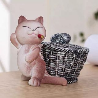 オブジェ 猫型 はいざら 置物灰皿 おしゃれ 卓上 灰皿 小物入れ オブジェ 猫型 はいざら 置物灰皿 おしゃれ 卓上 灰皿 小物入れ