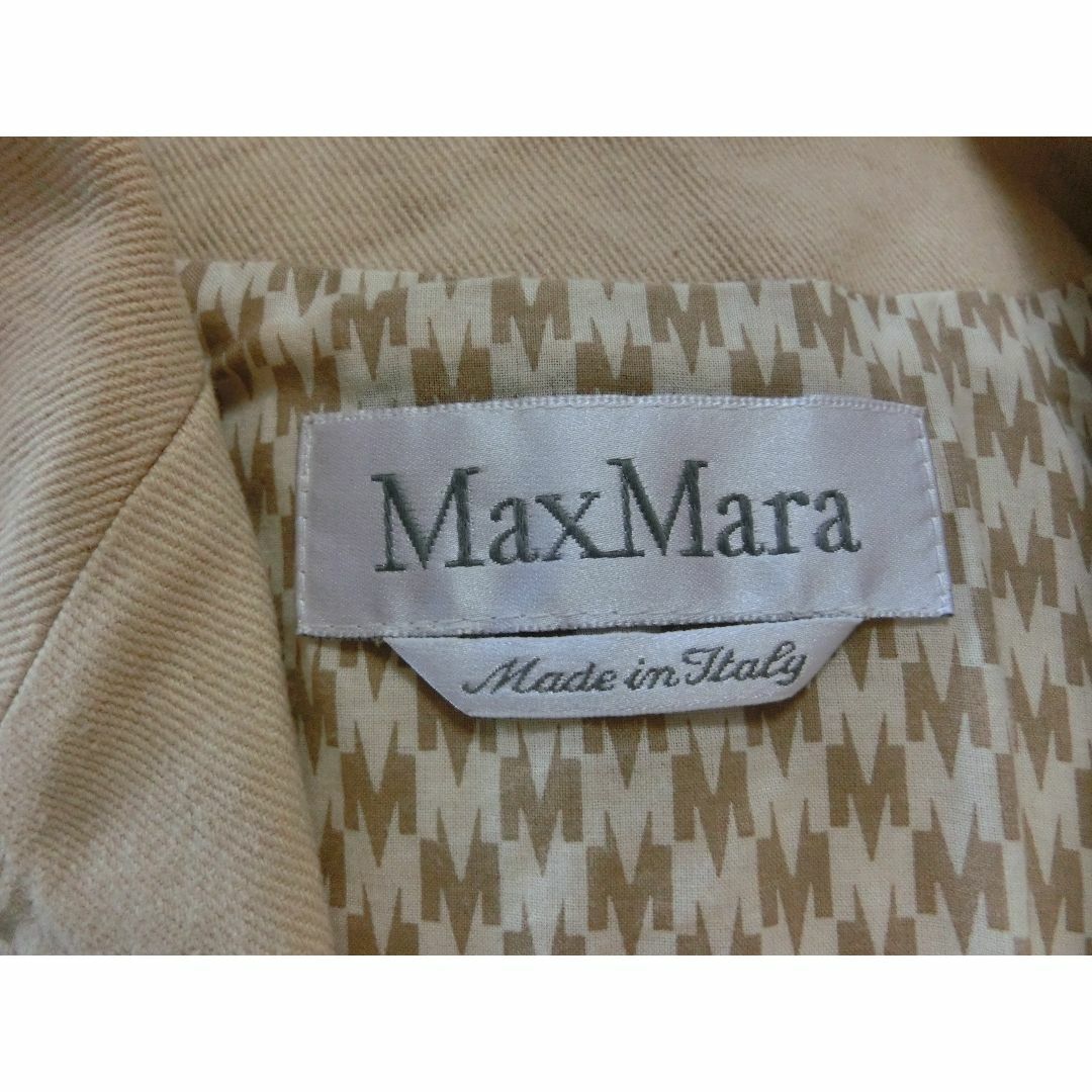 Max Mara(マックスマーラ)のイタリー製　マックスマーラ　の　綿テーラード・ジャケット レディースのジャケット/アウター(テーラードジャケット)の商品写真