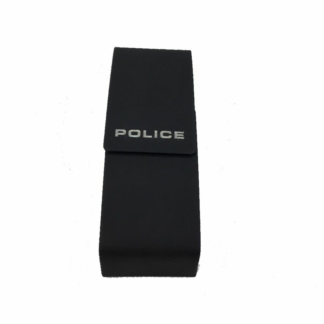 POLICE(ポリス)の新品未使用品　POLICE ポリス メガネケース（黒）メガネ拭き メンズのファッション小物(サングラス/メガネ)の商品写真