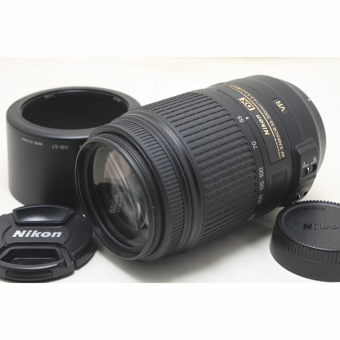 Nikon(ニコン)のニコン AF-S DX 55-300mm F4.5-5.6 G ED VR スマホ/家電/カメラのカメラ(レンズ(ズーム))の商品写真