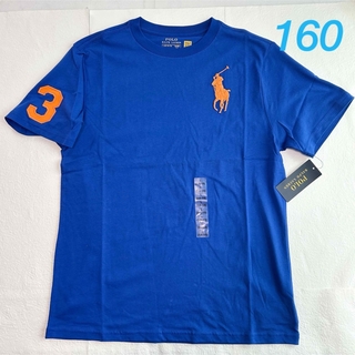 ポロラルフローレン(POLO RALPH LAUREN)の新作◆ラルフローレンビッグポニーTシャツ ブルー L/160(Tシャツ/カットソー)