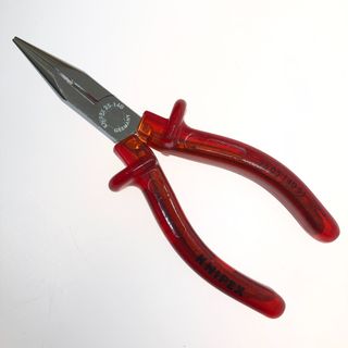 □□KNIPEX クニペックス プライヤー クリアレッドグリップ 本体のみ 2505 140 S1(その他)