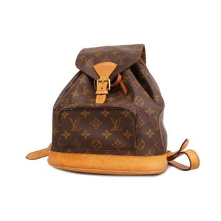 ルイヴィトン(LOUIS VUITTON)の【4hb1277】ルイヴィトン リュックサック/モノグラム/ミニモンスリ/M51137/ブラウン【中古】レディース(リュック/バックパック)