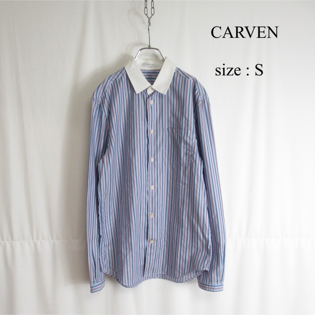 CARVEN(カルヴェン)のCARVEN クレリック デザイン シャツ 長袖 フレンチ トップス カジュアル メンズのトップス(シャツ)の商品写真