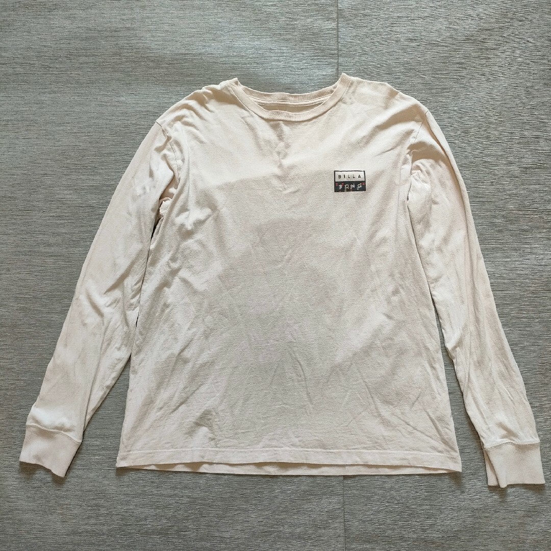 billabong(ビラボン)のビラボン　ロンT　L　フロント・バックプリント　大き目サイズ メンズのトップス(Tシャツ/カットソー(七分/長袖))の商品写真