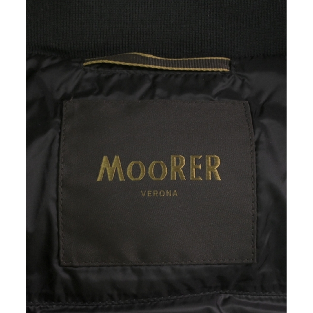 MooRER(ムーレー)のMooRER ムーレー ダウンジャケット/ダウンベスト 46(M位) 黒 【古着】【中古】 メンズのジャケット/アウター(ダウンジャケット)の商品写真