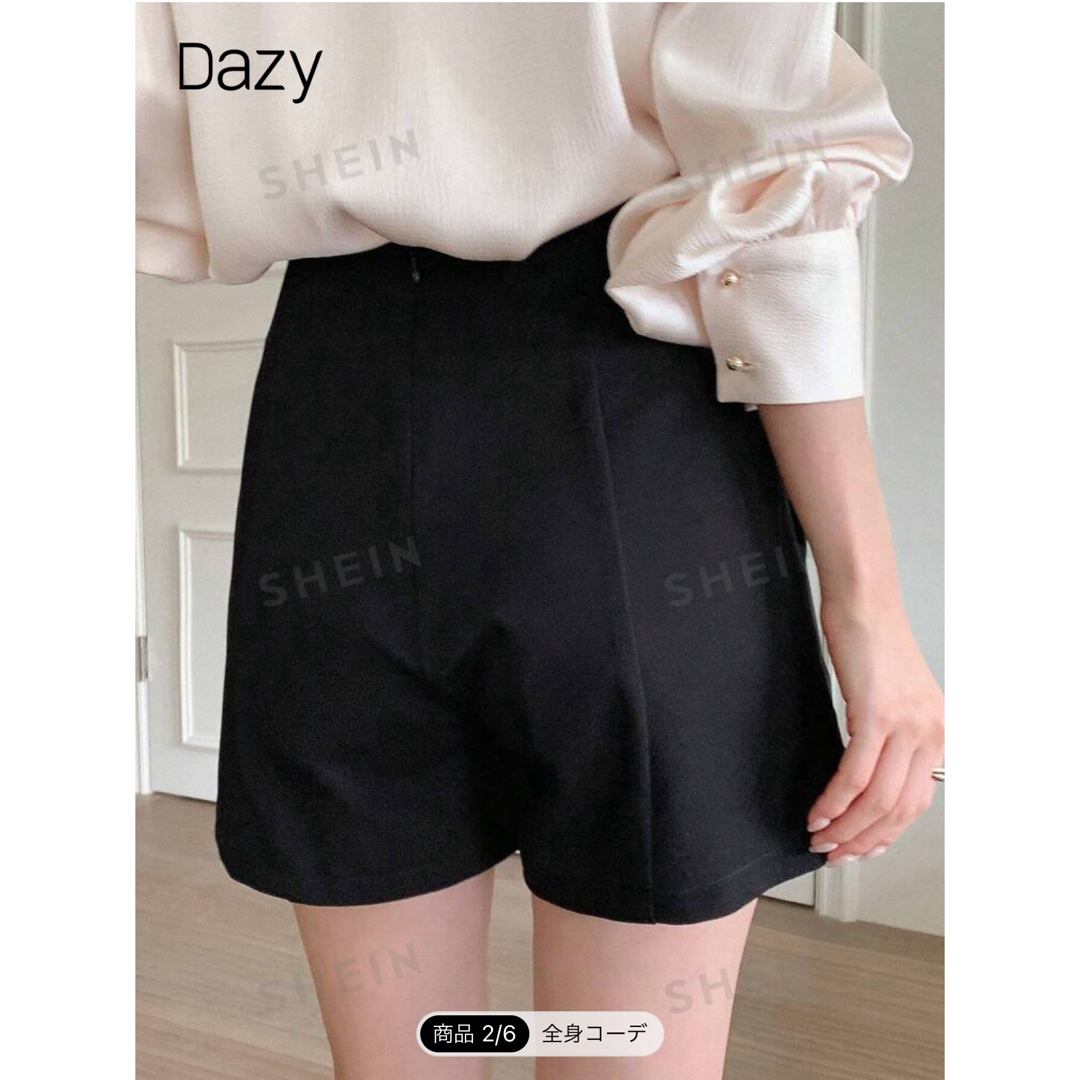 SNIDEL(スナイデル)のDAZY ソリッド ショート ポケット付き　 SHEIN サイズM  新品 レディースのパンツ(ショートパンツ)の商品写真