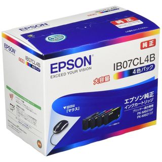 エプソン(EPSON)の【即購入OK】【純正】エプソンIB07CL4B インクカートリッジ4色パック(PC周辺機器)