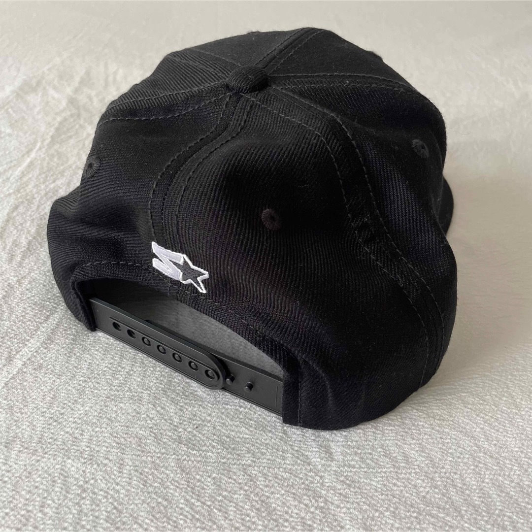 STARTER(スターター)のパラッパラッパー キャップ ブラック メンズの帽子(キャップ)の商品写真