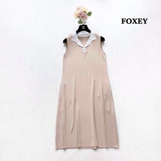 フォクシー(FOXEY) ひざ丈ワンピース(レディース)（ビジュー）の通販