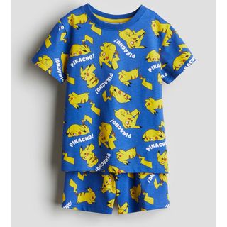 H&M エイチアンドエム　ポケモン　ピカチュウ　パジャマ　半袖