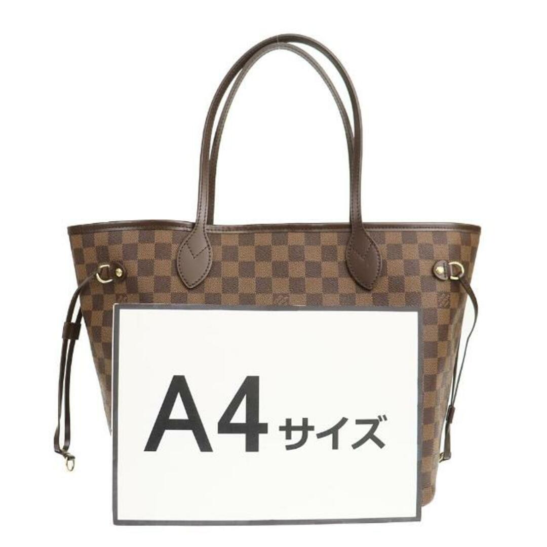 LOUIS VUITTON(ルイヴィトン)のルイヴィトン トートバッグ ネヴァーフル N41603 中古 ダミエ ライン ローズバレリーヌ ピンク レザー LOUIS VUITTON 【中古】 | ブランド ショルダー 肩掛け バック レディース ファッション 鞄 ルイビトン LV 茶 定番 ABランク レディースのバッグ(トートバッグ)の商品写真