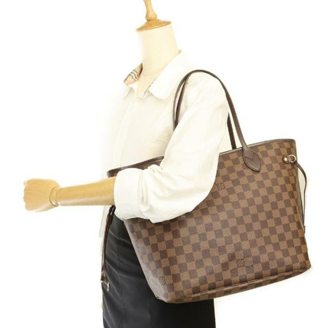 LOUIS VUITTON(ルイヴィトン)のルイヴィトン トートバッグ ネヴァーフル N41603 中古 ダミエ ライン ローズバレリーヌ ピンク レザー LOUIS VUITTON 【中古】 | ブランド ショルダー 肩掛け バック レディース ファッション 鞄 ルイビトン LV 茶 定番 ABランク レディースのバッグ(トートバッグ)の商品写真