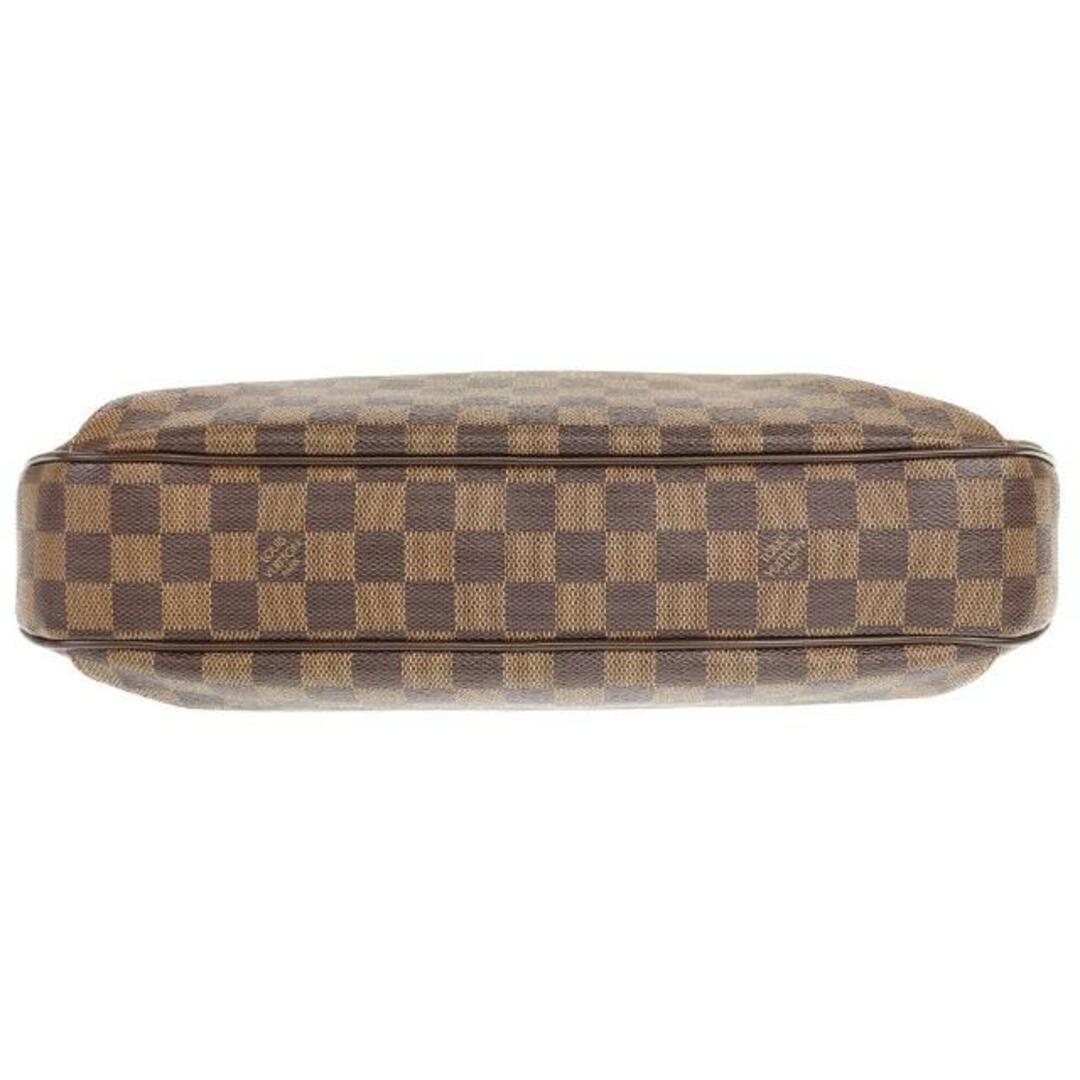 LOUIS VUITTON(ルイヴィトン)のルイヴィトン ショルダーバッグ テムズ GM N48181 中古 ダミエ エベヌ ブラウン レザー LOUIS VUITTON 【中古】 | レディース ファッション ブランド バック 鞄 カバン シンプル 茶色 かばん ルイビトン ABランク レディースのバッグ(ショルダーバッグ)の商品写真