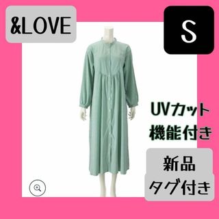 新品タグ付　&LOVE　UVカット　完売　ワンピ―ス(ロングワンピース/マキシワンピース)