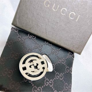 グッチ(Gucci)の【極美品】GUCCI グッチ マネークリップ GGロゴマネークリップ 箱付き(マネークリップ)