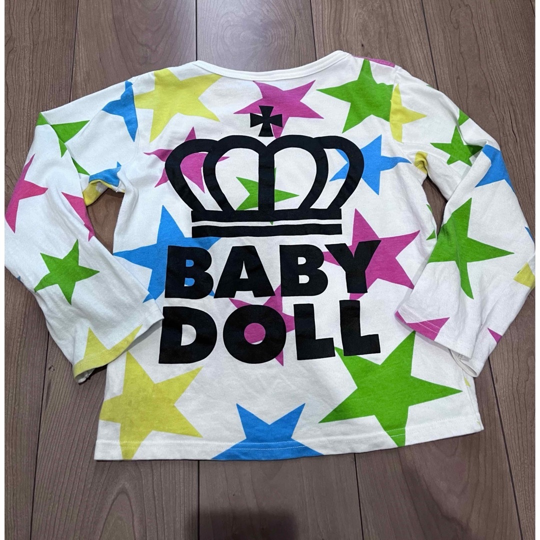 BABYDOLL(ベビードール)の140 ベビードール　ミッキーマウス　コラボ　ロンT キッズ/ベビー/マタニティのキッズ服男の子用(90cm~)(Tシャツ/カットソー)の商品写真