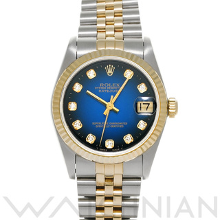 ロレックス(ROLEX)の中古 ロレックス ROLEX 68273G S番(1993年頃製造) ブルー・グラデーション /ダイヤモンド ユニセックス 腕時計(腕時計)