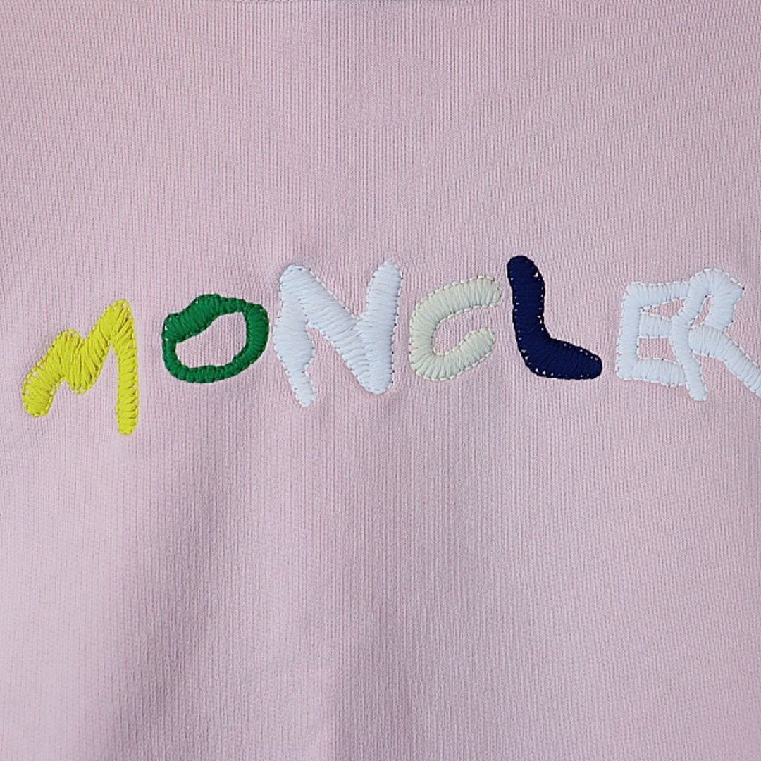 MONCLER(モンクレール)の【広尾店】モンクレール MONCLER ロゴ フードパーカー ピンク sizeM 【13698】 メンズのトップス(パーカー)の商品写真