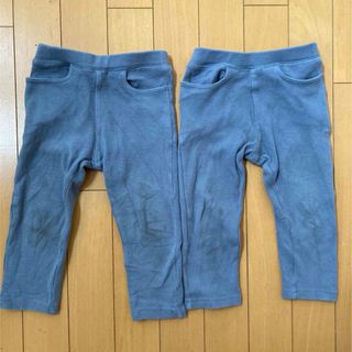 ズボン　パンツ　90 2枚セット　【中古】