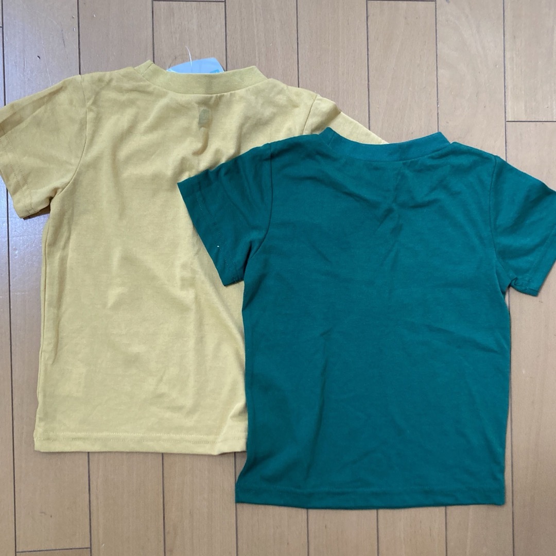 西松屋(ニシマツヤ)のTシャツ　半袖　100 2枚セット　【未使用】 キッズ/ベビー/マタニティのキッズ服男の子用(90cm~)(Tシャツ/カットソー)の商品写真