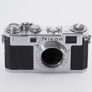 ニコン(Nikon)のNippon Kogaku 日本光学 Nikon ニコン S2 前期 ボディ レンジファインダー カメラ No.6160921 #9345(フィルムカメラ)